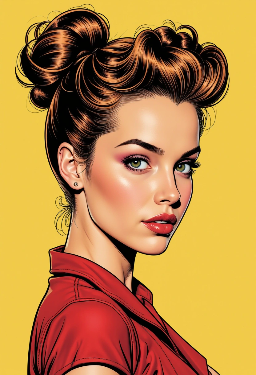 Pin-Up прическа